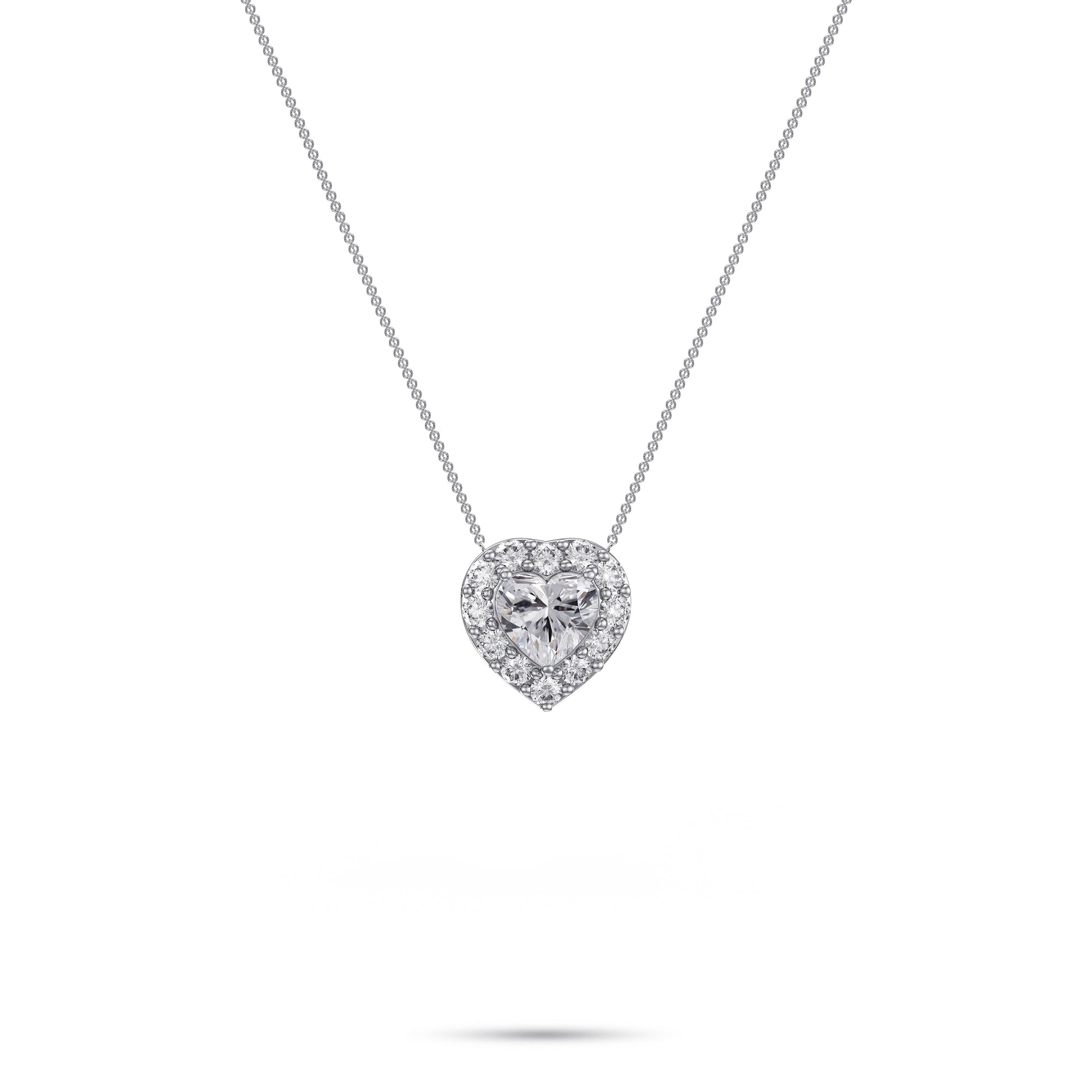 Icon Heart Shape Diamond Pendant