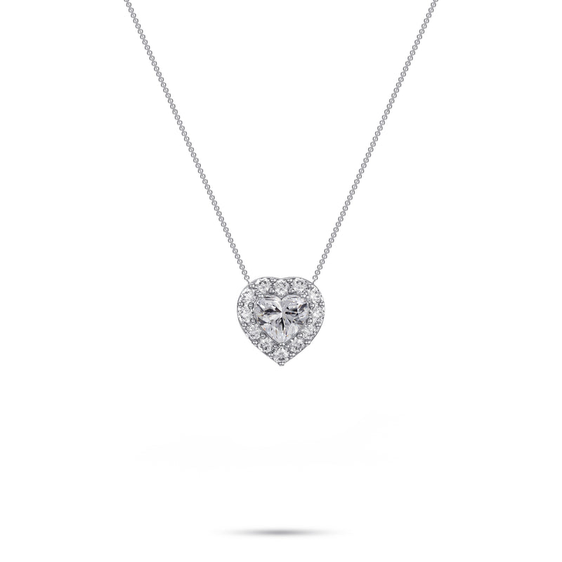 Icon Heart Shape Diamond Pendant