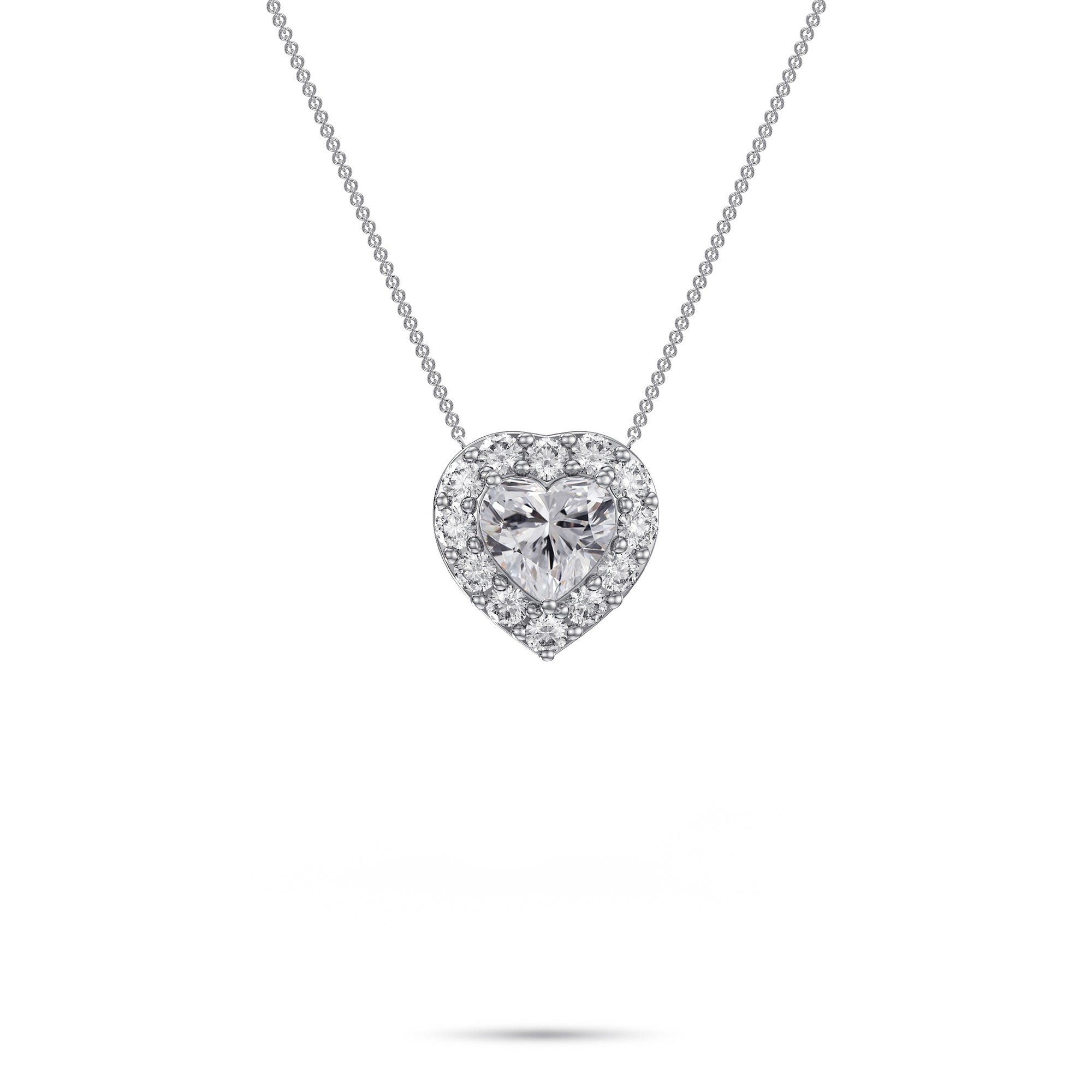 Icon Heart Shape Diamond Pendant