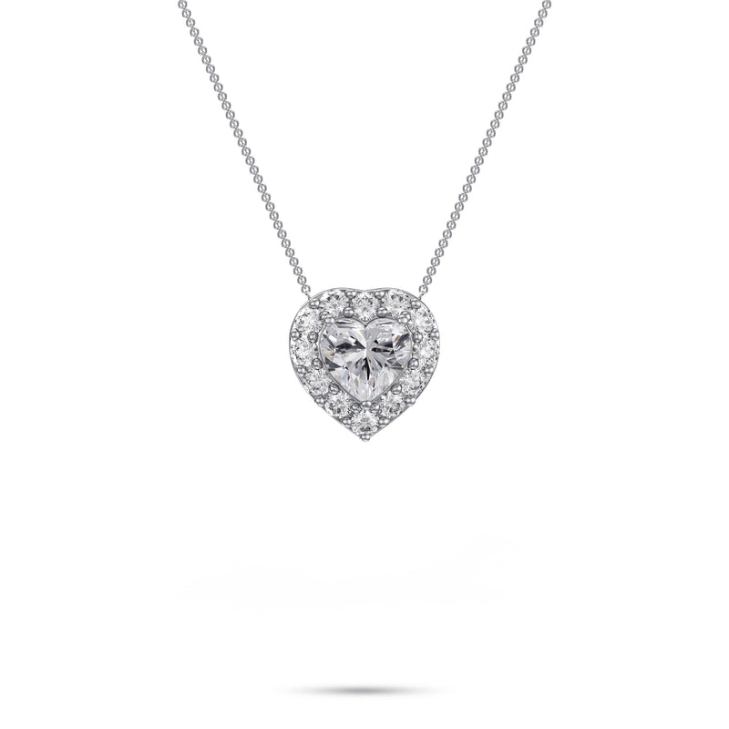 Icon Heart Shape Diamond Pendant
