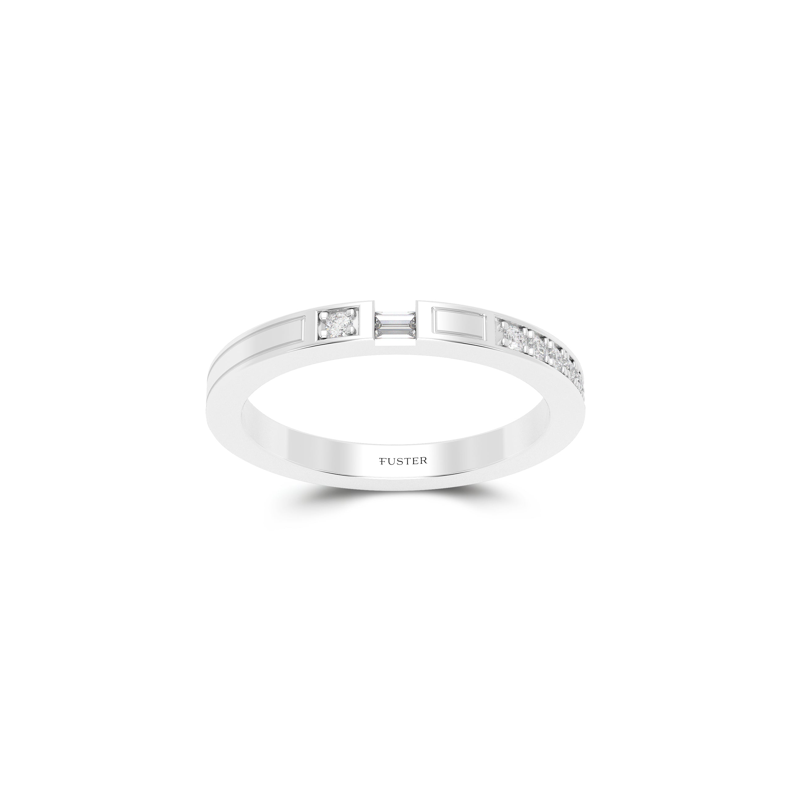 Thin Diamond Wedding Band