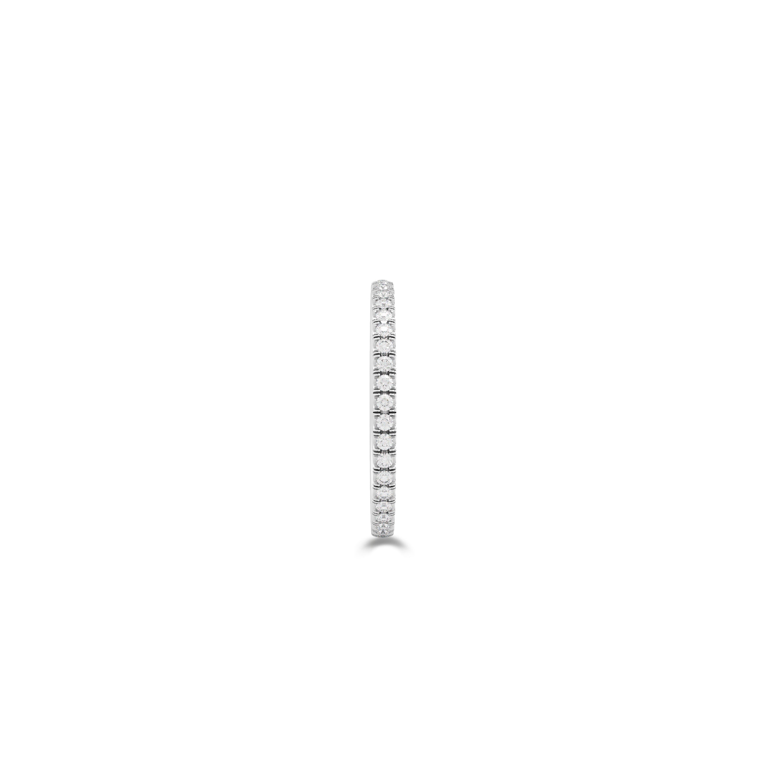 Micropavé Diamond Narrow Wedding Band