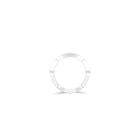 Wave Pave Diamond Wedding Band