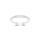 Wave Pave Diamond Wedding Band