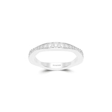Wave Pave Diamond Wedding Band