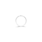Single Row Pave Diamond Wedding Band