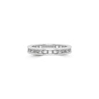 One-Set Baguette-Cut Diamond Wedding Band