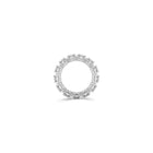 Claw Set Oval Diamond Eternity Ring