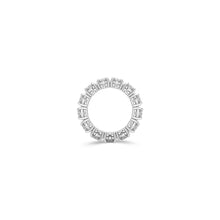 Claw Set Oval Diamond Eternity Ring