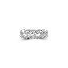 Claw Set Oval Diamond Eternity Ring