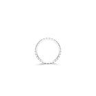 Castle Set Round Diamond Wedding Band