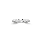 Castle Set Round Diamond Wedding Band