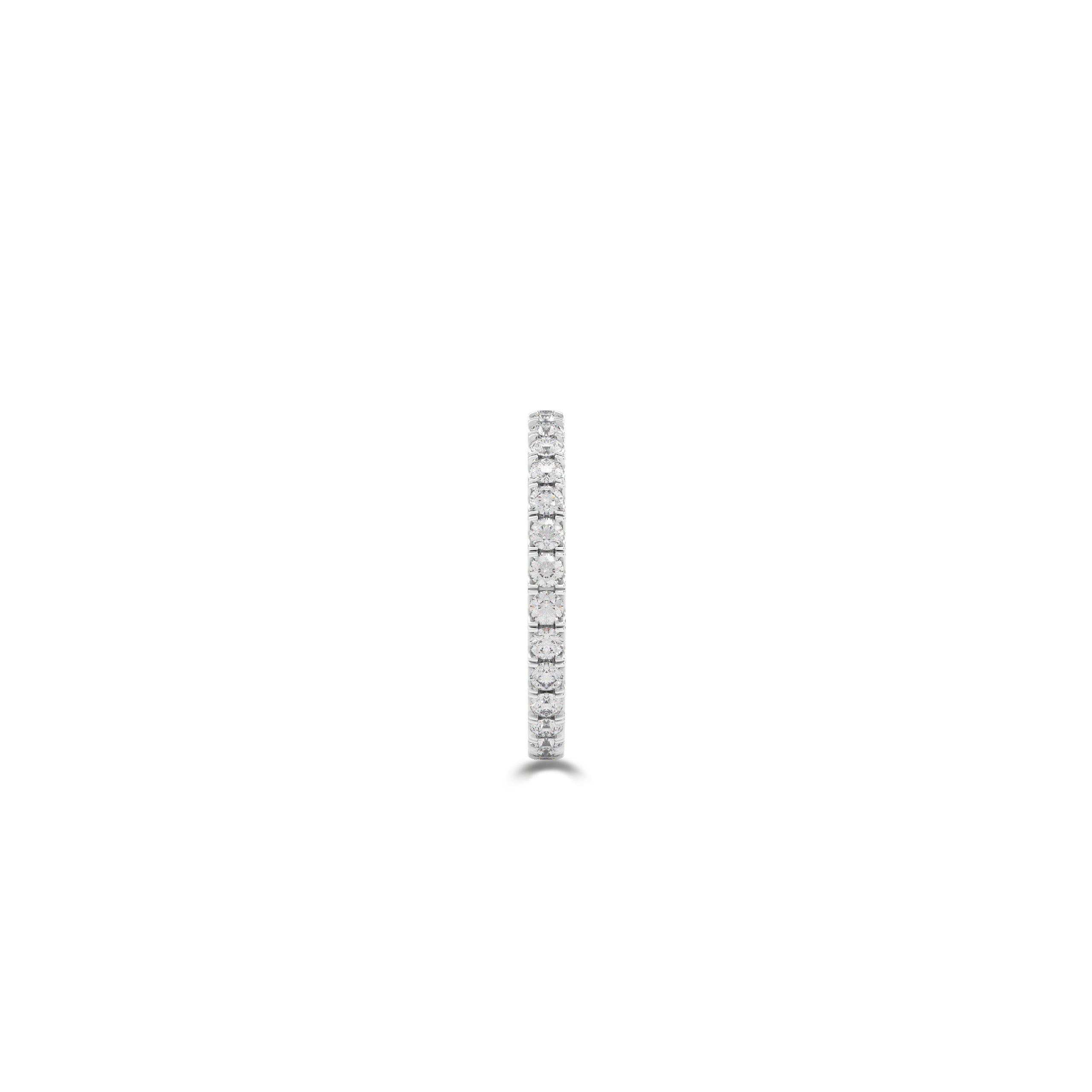 Round Diamond Wedding Band