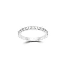 Round Diamond Wedding Band