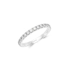 Round Diamond Wedding Band