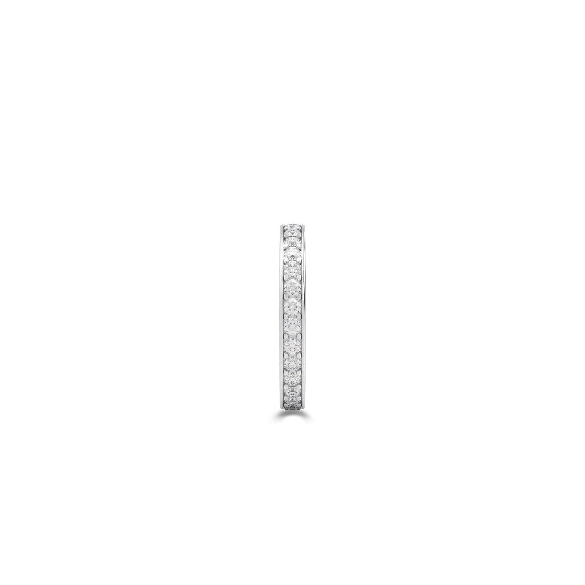 Round Diamond Wedding Band