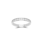 Round Diamond Wedding Band