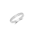 Round Diamond Wedding Band