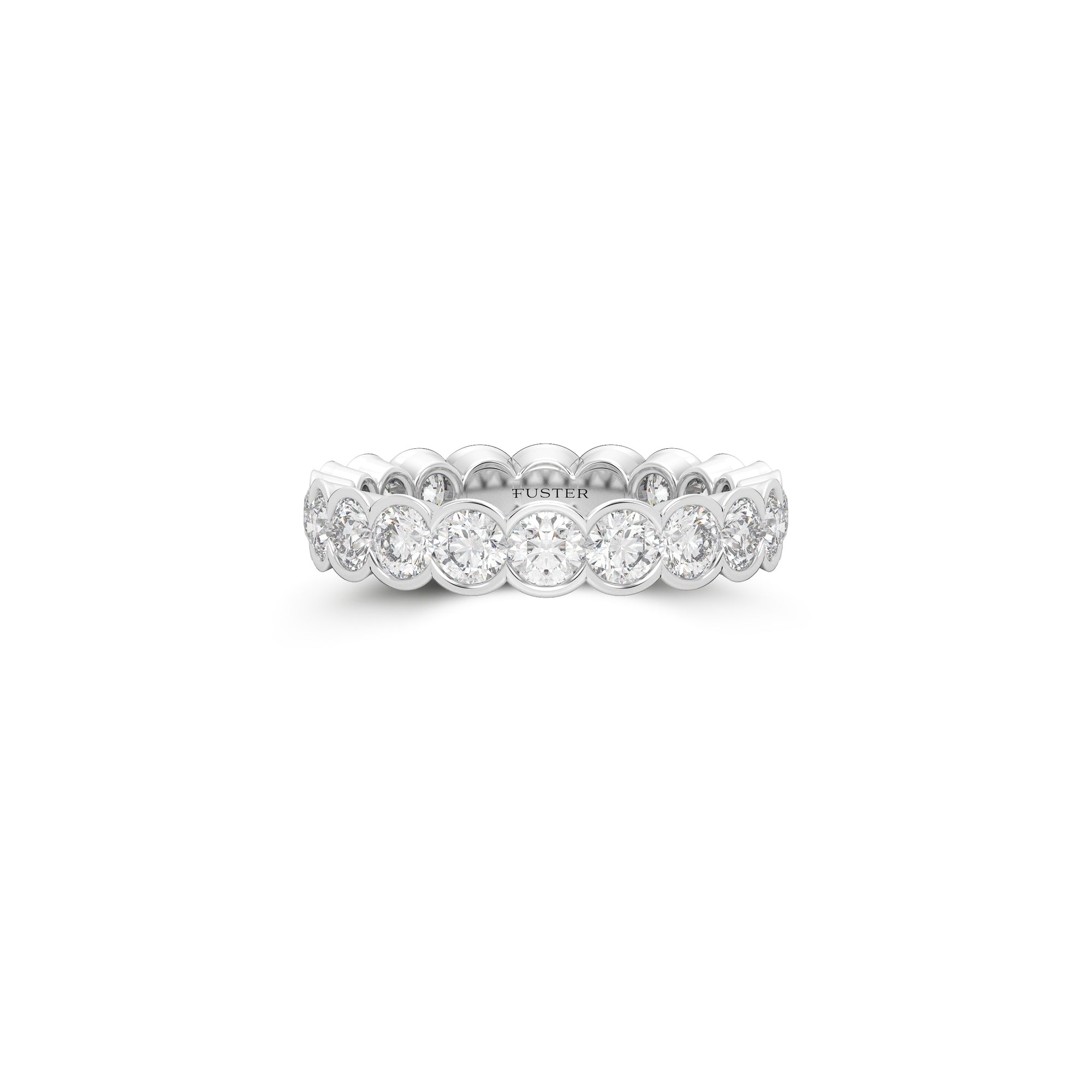 Set Round Diamond Wedding Band