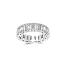 Emerald Cut Diamond Wedding Band