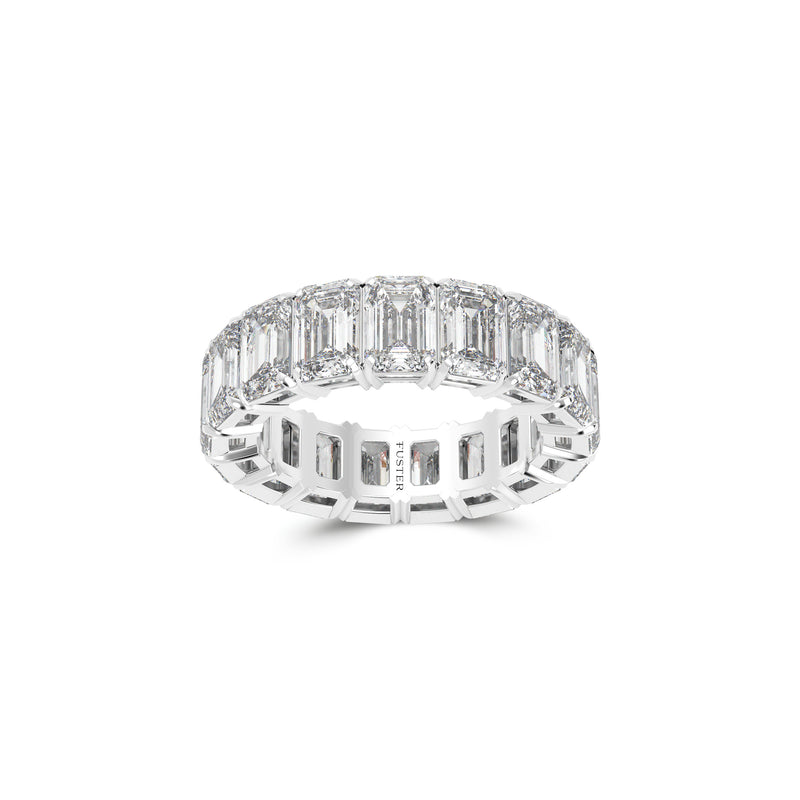 Emerald Cut Diamond Wedding Band