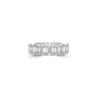 Emerald Cut Diamond Wedding Band