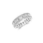 Emerald Cut Diamond Wedding Band