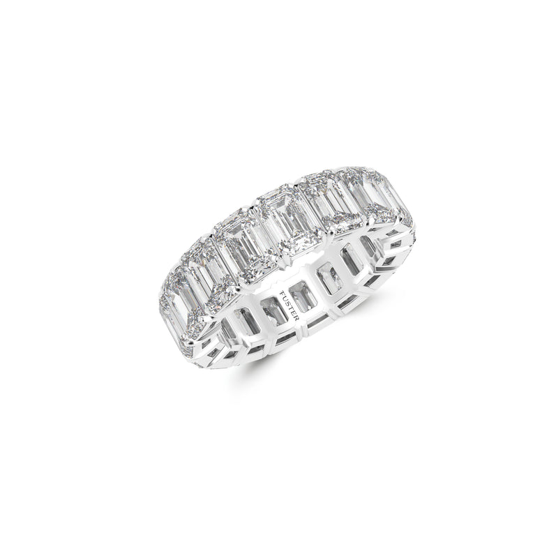 Emerald Cut Diamond Wedding Band