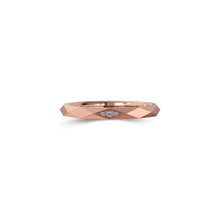 Louise Fuster Signature Faceted Diamond Wedding Band
