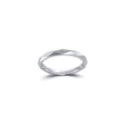 Louise Fuster Signature Faceted Diamond Wedding Band