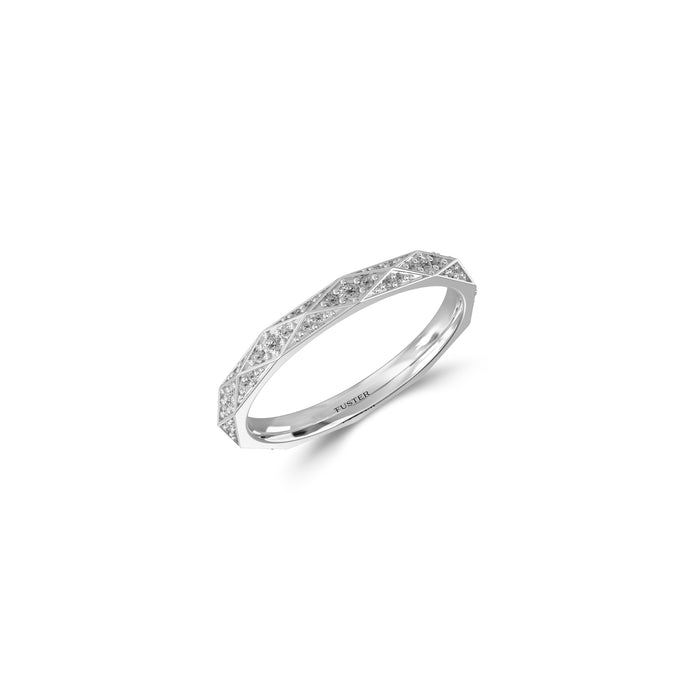 Alliance en diamant signature Louise Fuster