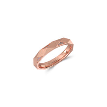 Louise Fuster Signature Faceted Diamond Wedding Band