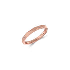 Louise Fuster Signature Faceted Diamond Wedding Band