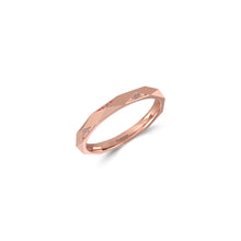 Louise Fuster Signature Faceted Diamond Wedding Band