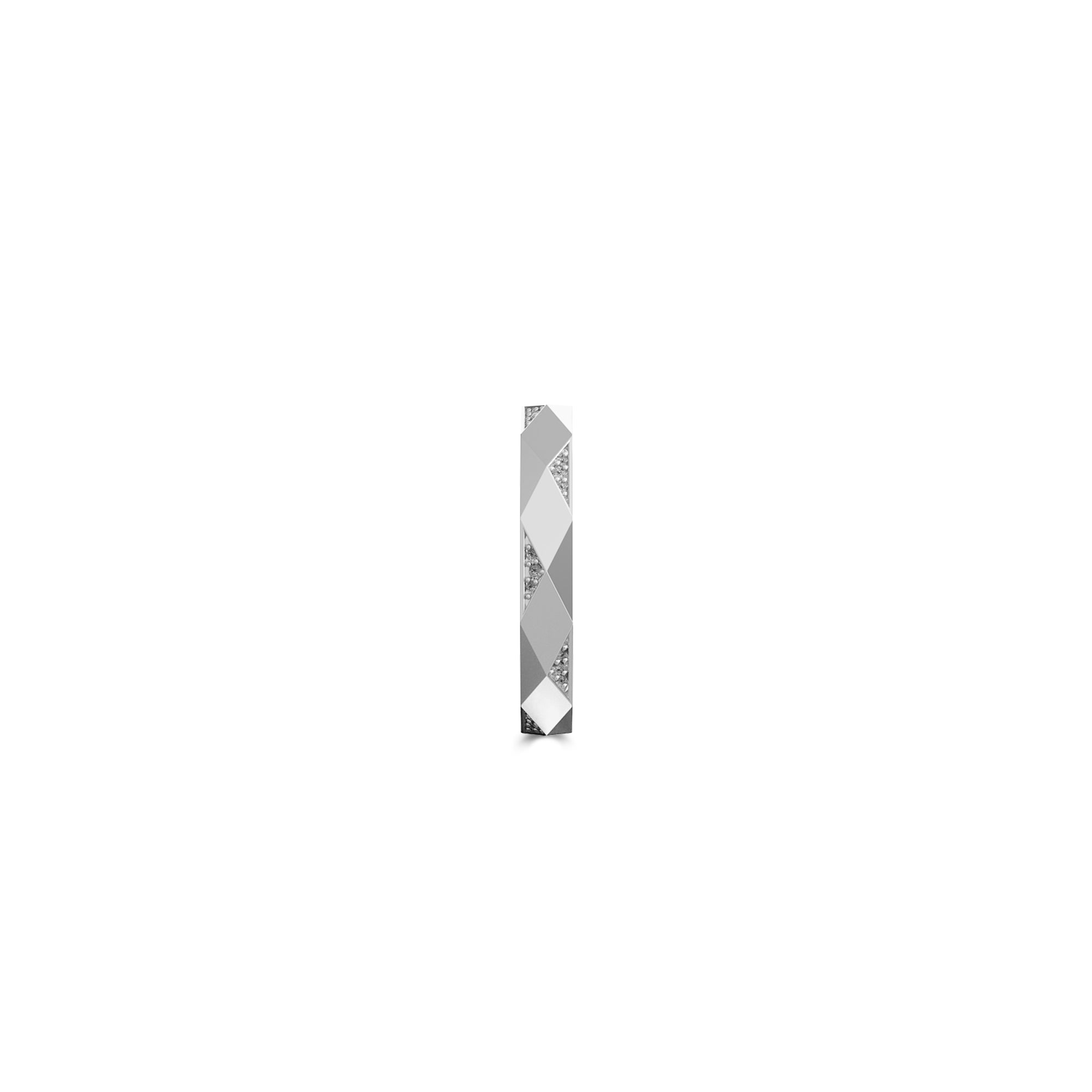 Louise Fuster Signature Faceted Diamond Wedding Band