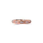 Louise Fuster Signature Faceted Diamond Wedding Band