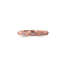 Louise Fuster Signature Faceted Diamond Wedding Band