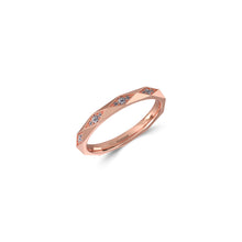 Louise Fuster Signature Faceted Diamond Wedding Band
