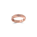 Louise Fuster Signature Faceted Diamond Wedding Band