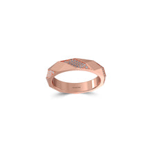 Louise Fuster Signature Faceted Diamond Wedding Band
