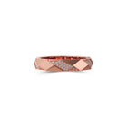 Louise Fuster Signature Faceted Diamond Wedding Band