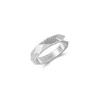Louise Fuster Signature Faceted Diamond Wedding Band