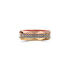 Louise Fuster Signature Signature Four-Row Layered Diamond Ring