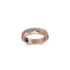 Louise Fuster Signature Three-Row Layered Diamond Ring