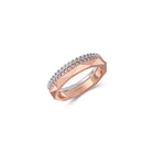 Louise Fuster Signature Three-Row Layered Diamond Ring