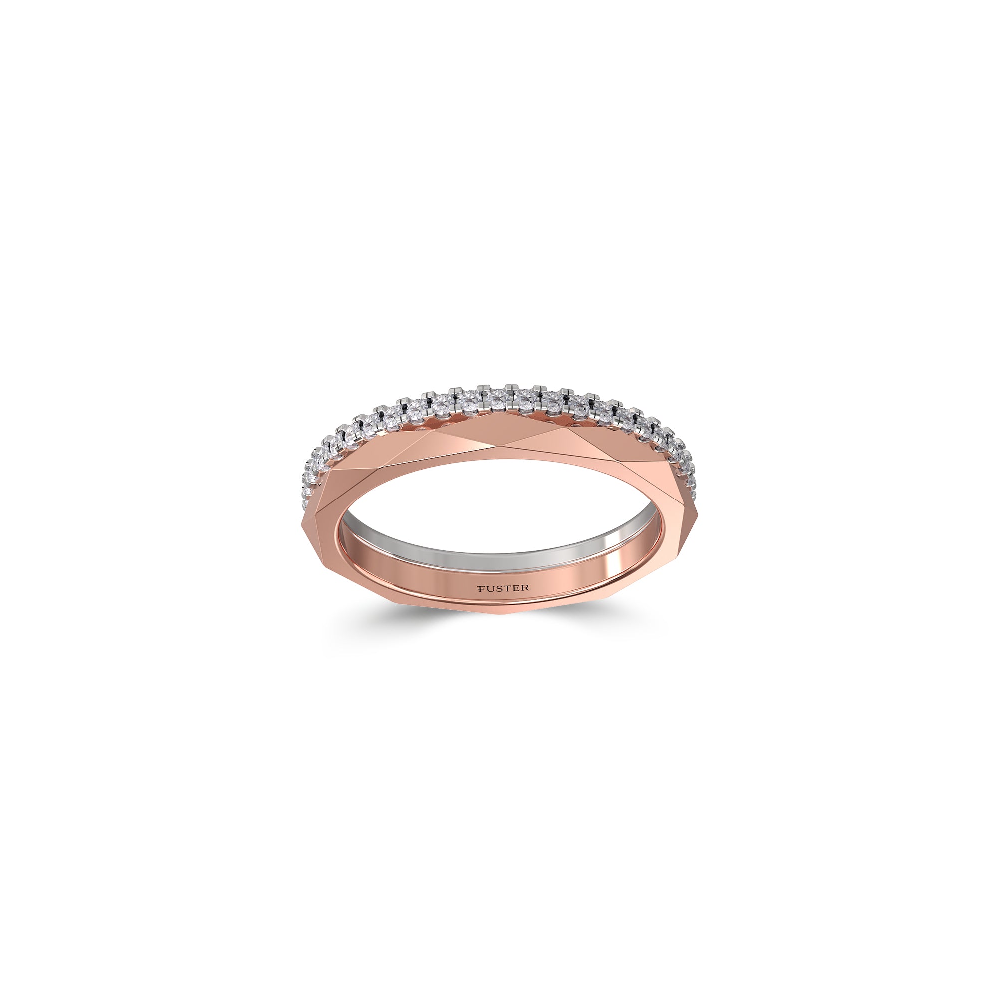 Louise Fuster Signature Diamond and Gold Band