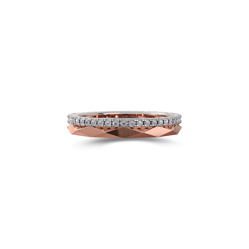 Louise Fuster Signature Diamond and Gold Band