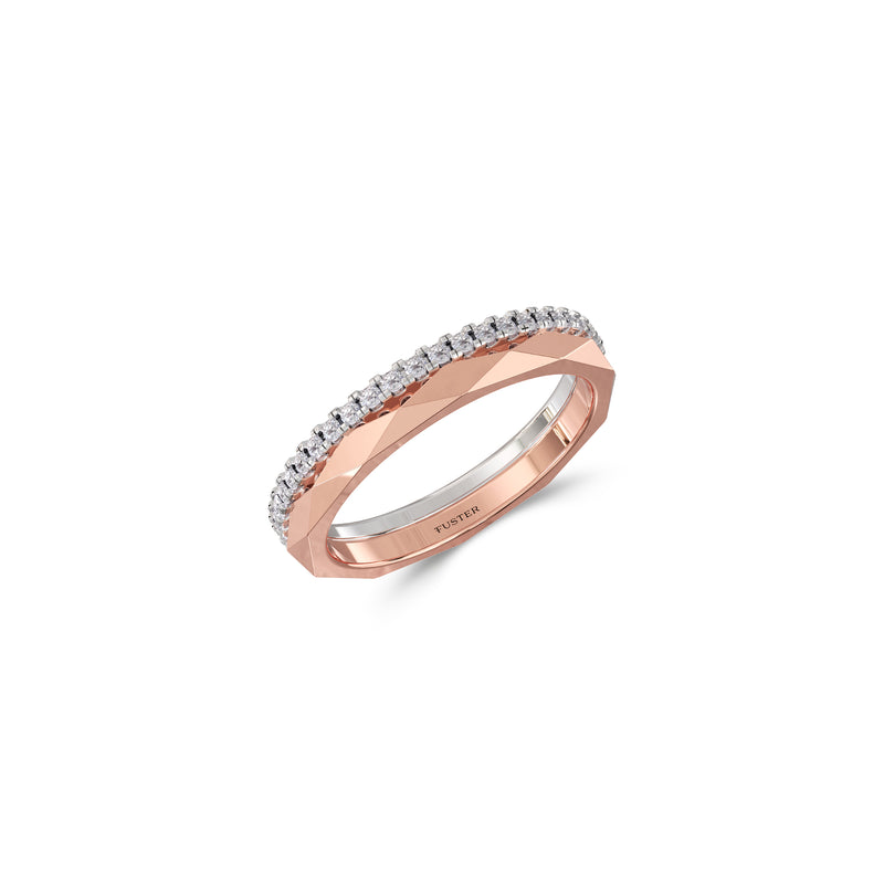 Louise Fuster Signature Diamond and Gold Band