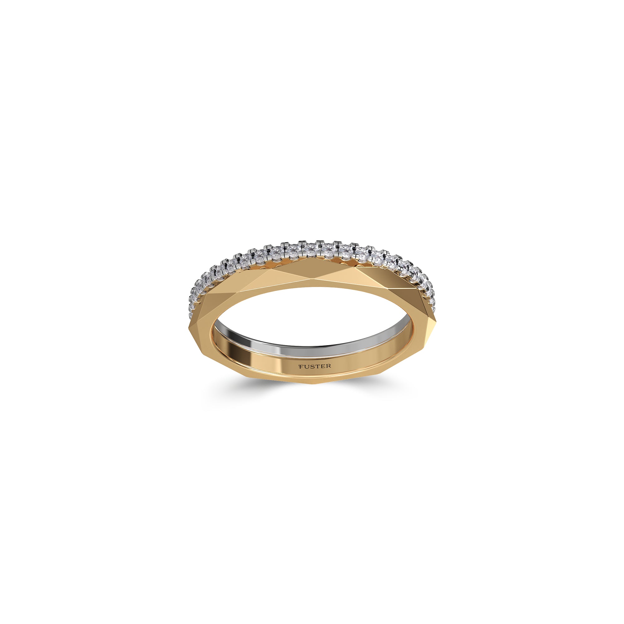 Louise Fuster Signature Diamond and Gold Band