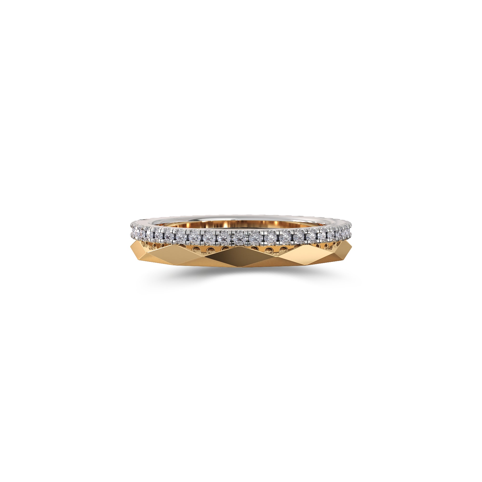 Louise Fuster Signature Diamond and Gold Band